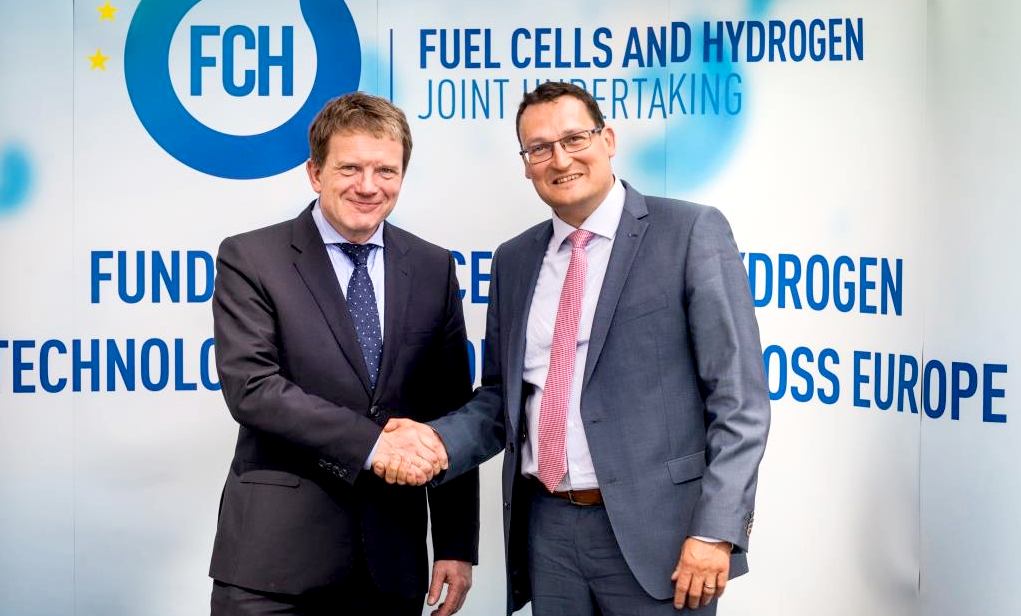 BART BIEBUYCK & PHILIPPE VANNSON fuel cell and hydrogen undertaking executives